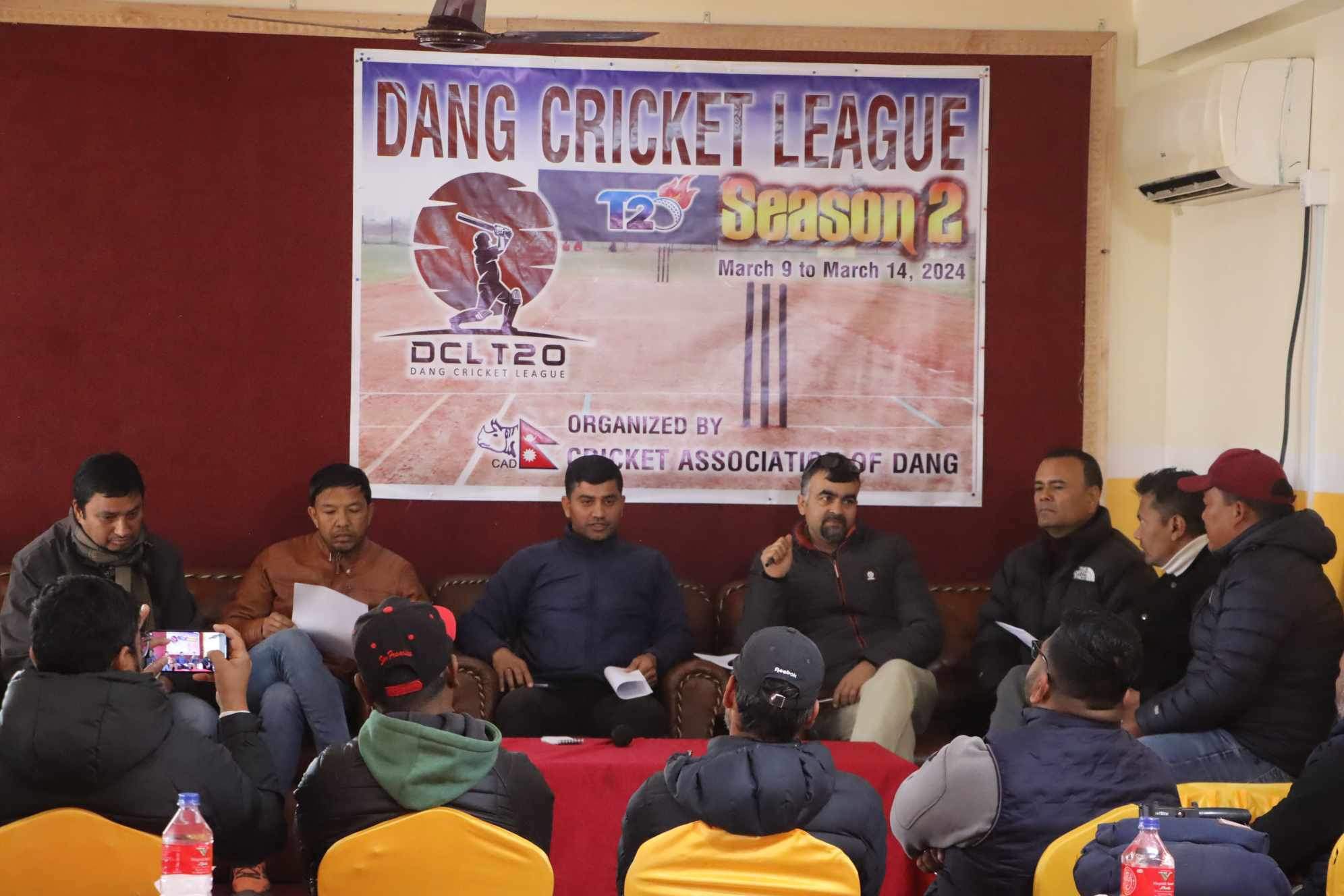 दाङमा सर्वाधिक पुरस्कार राशिको दोश्रो दाङ क्रिकेट लिग हुने